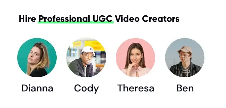 Hire Professional UGC Video Creators
